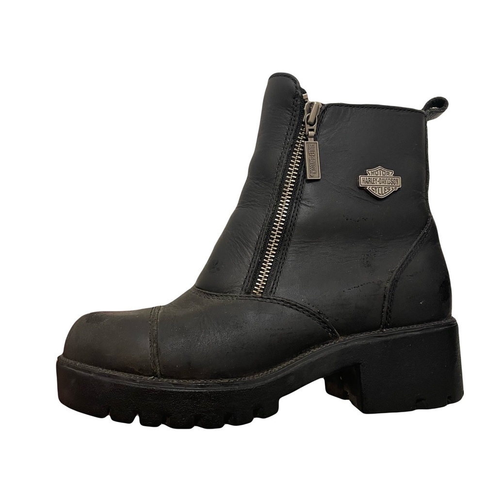 Harley-Davidson Leather Zip-up Boots